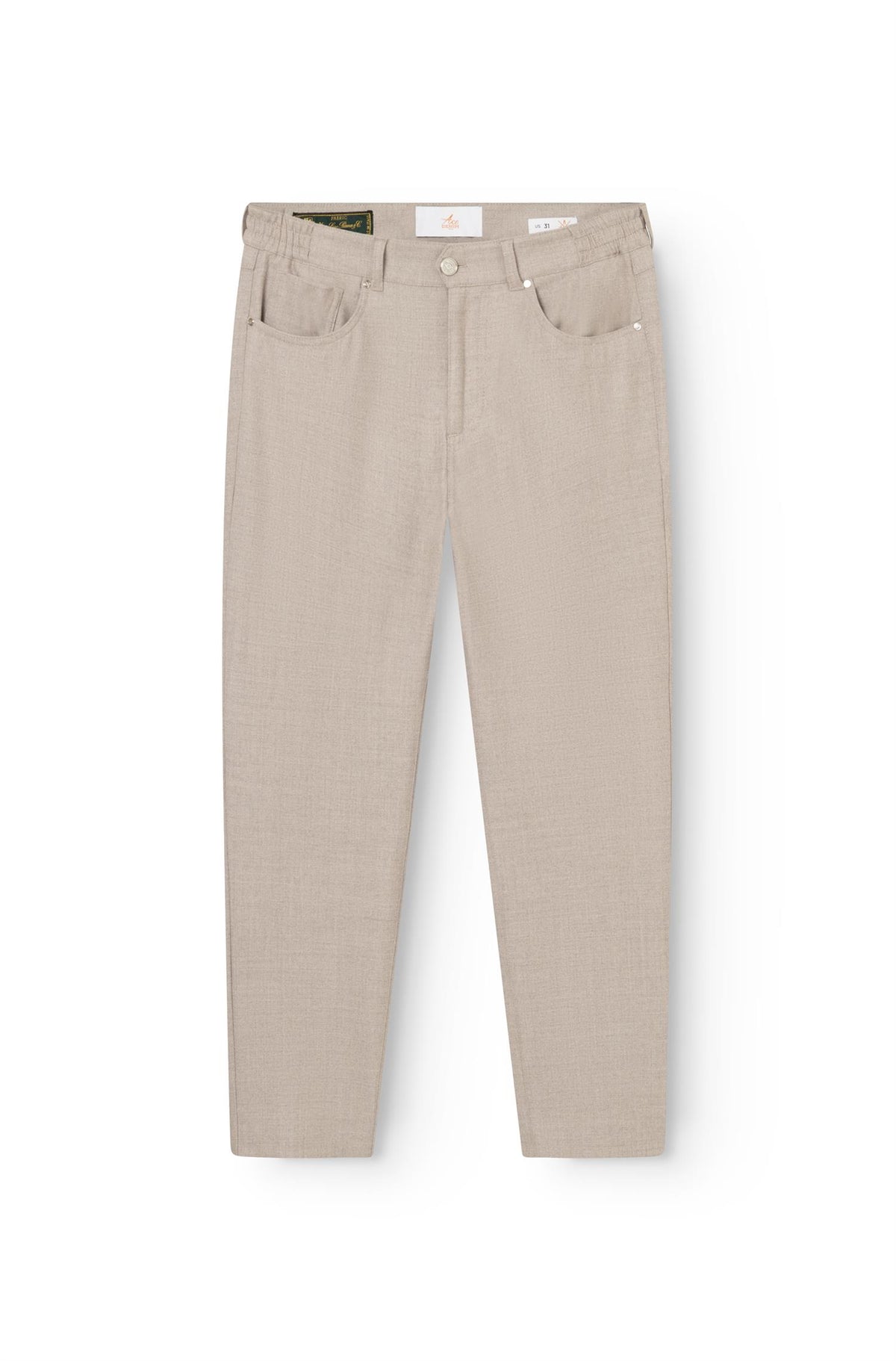 Trousers with Loro Piana wool