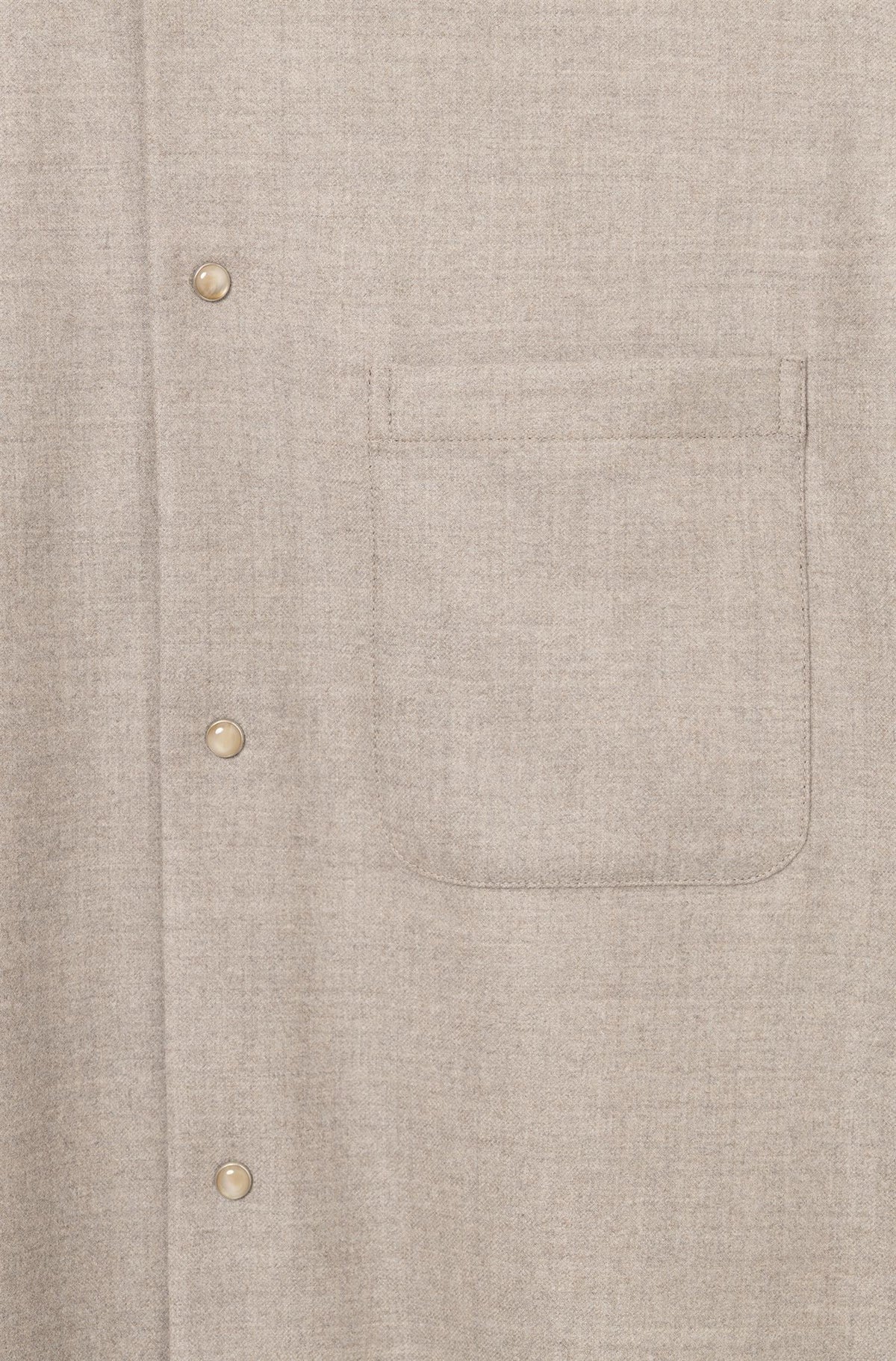 Overshirt i merinoull