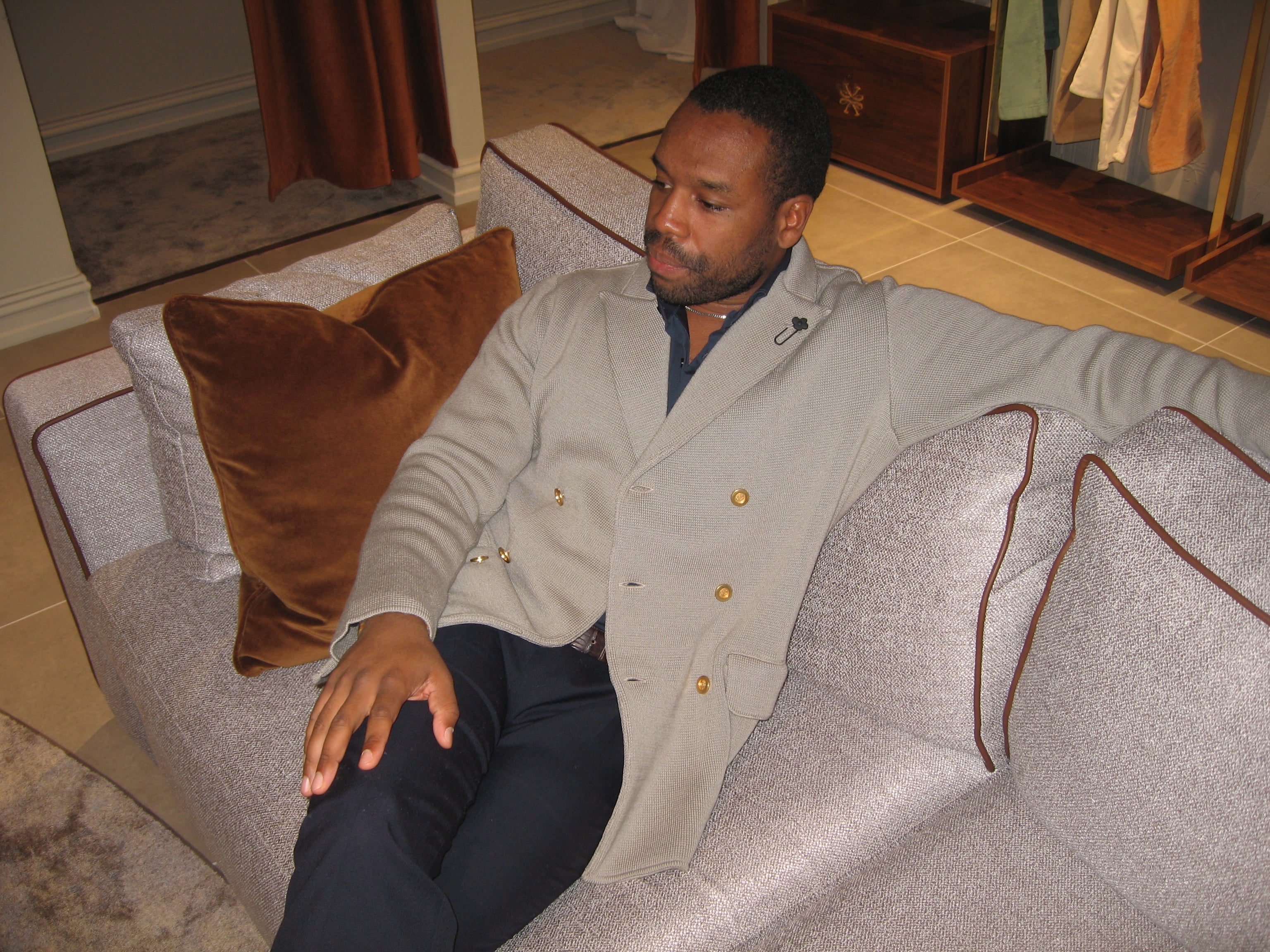 Knitted dobbeltblazer