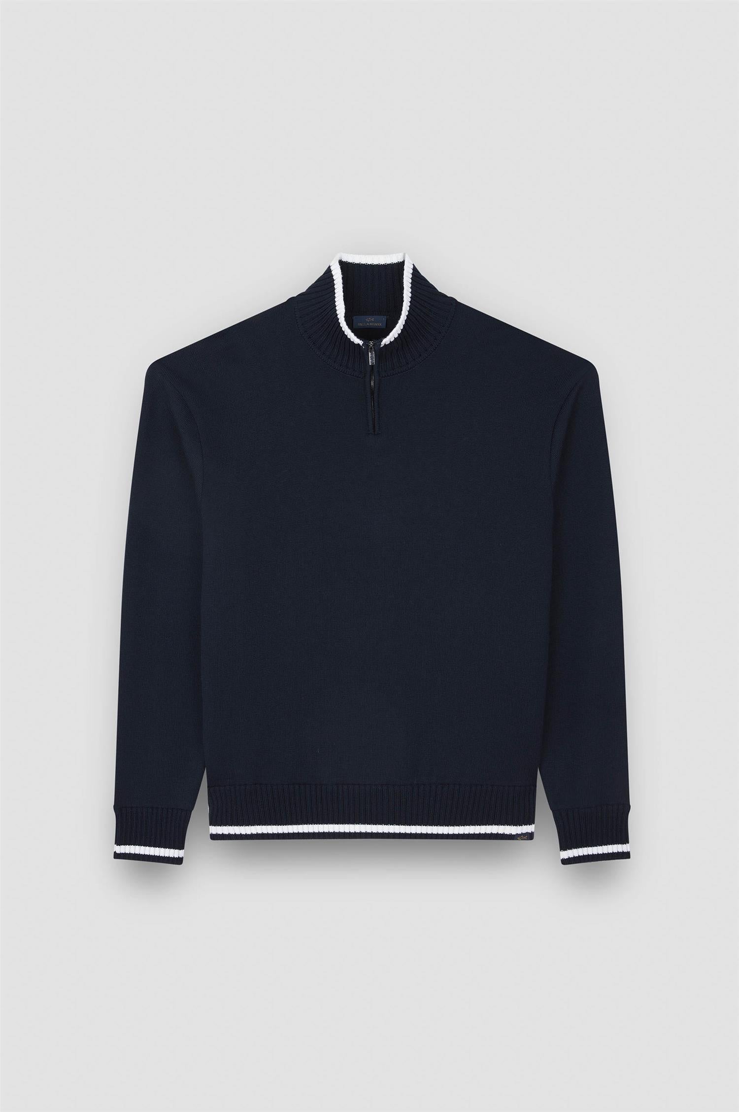 Half zip genser