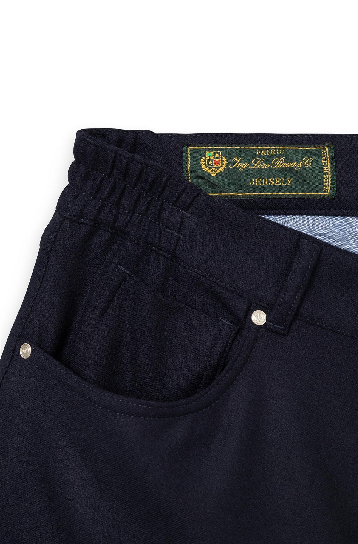 Trousers with Loro Piana wool