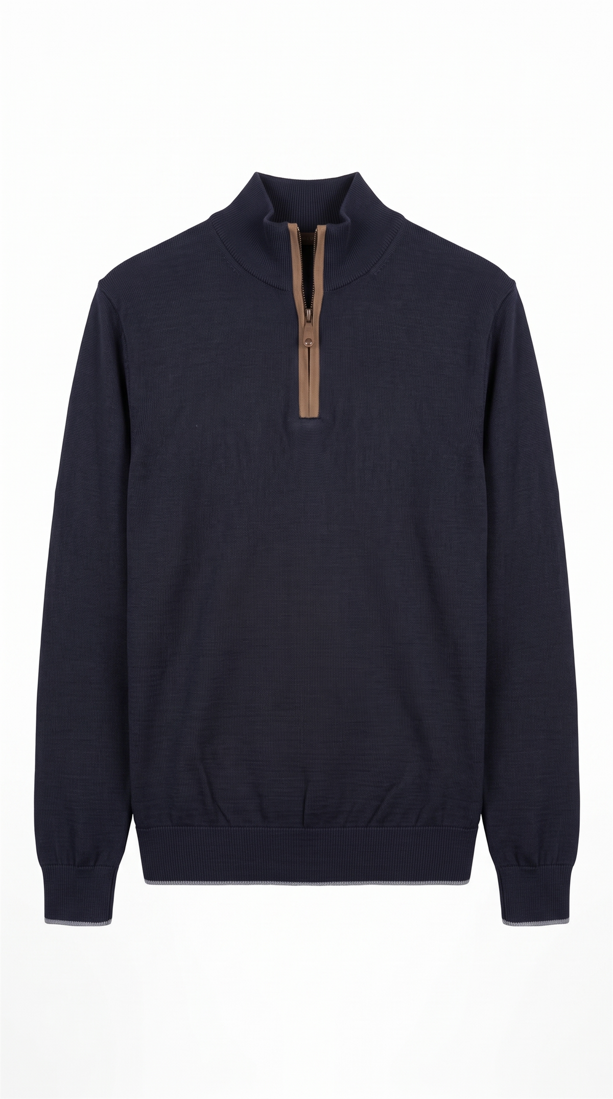 Xsoft wool half zip sweater