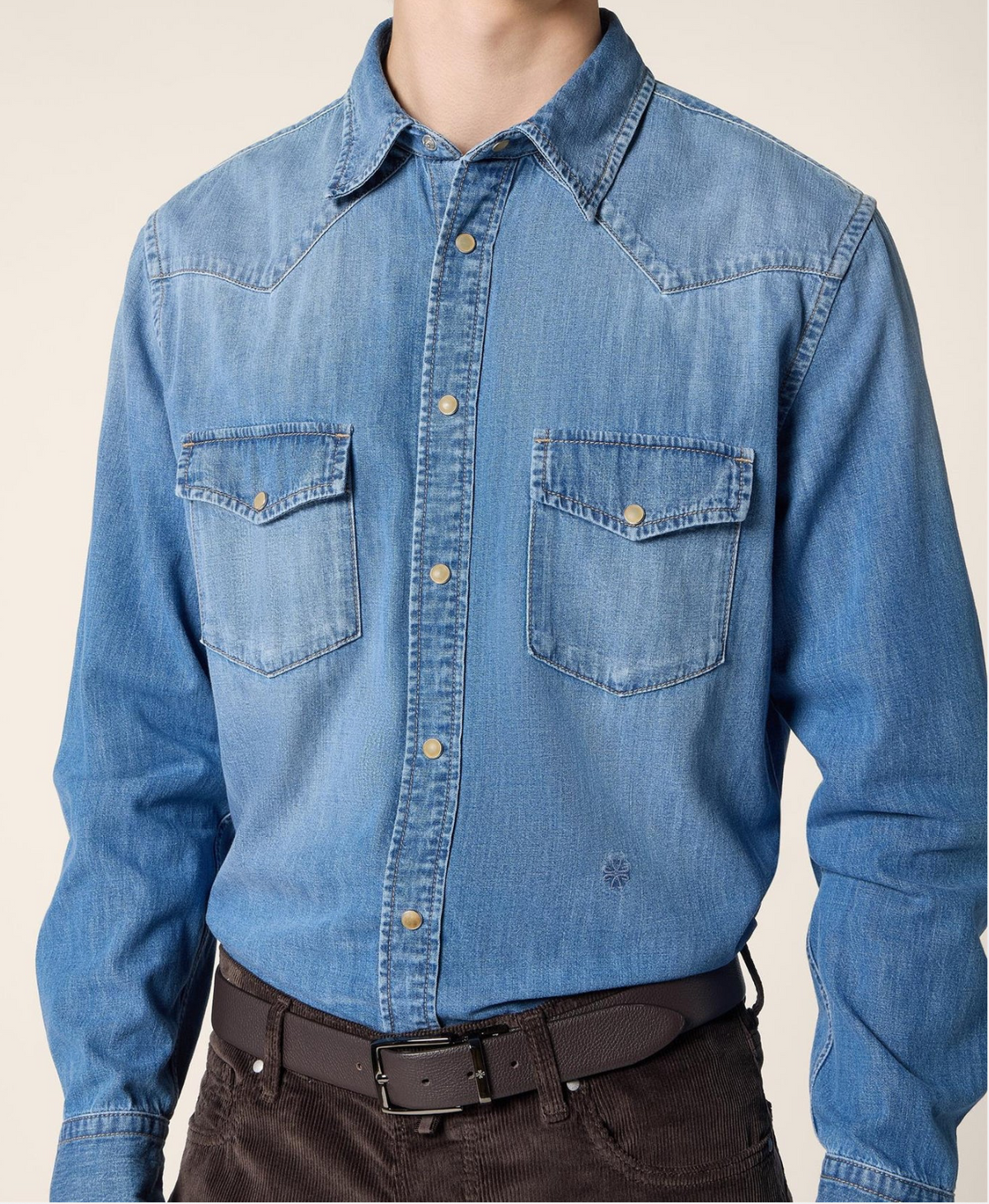 Denim skjorte