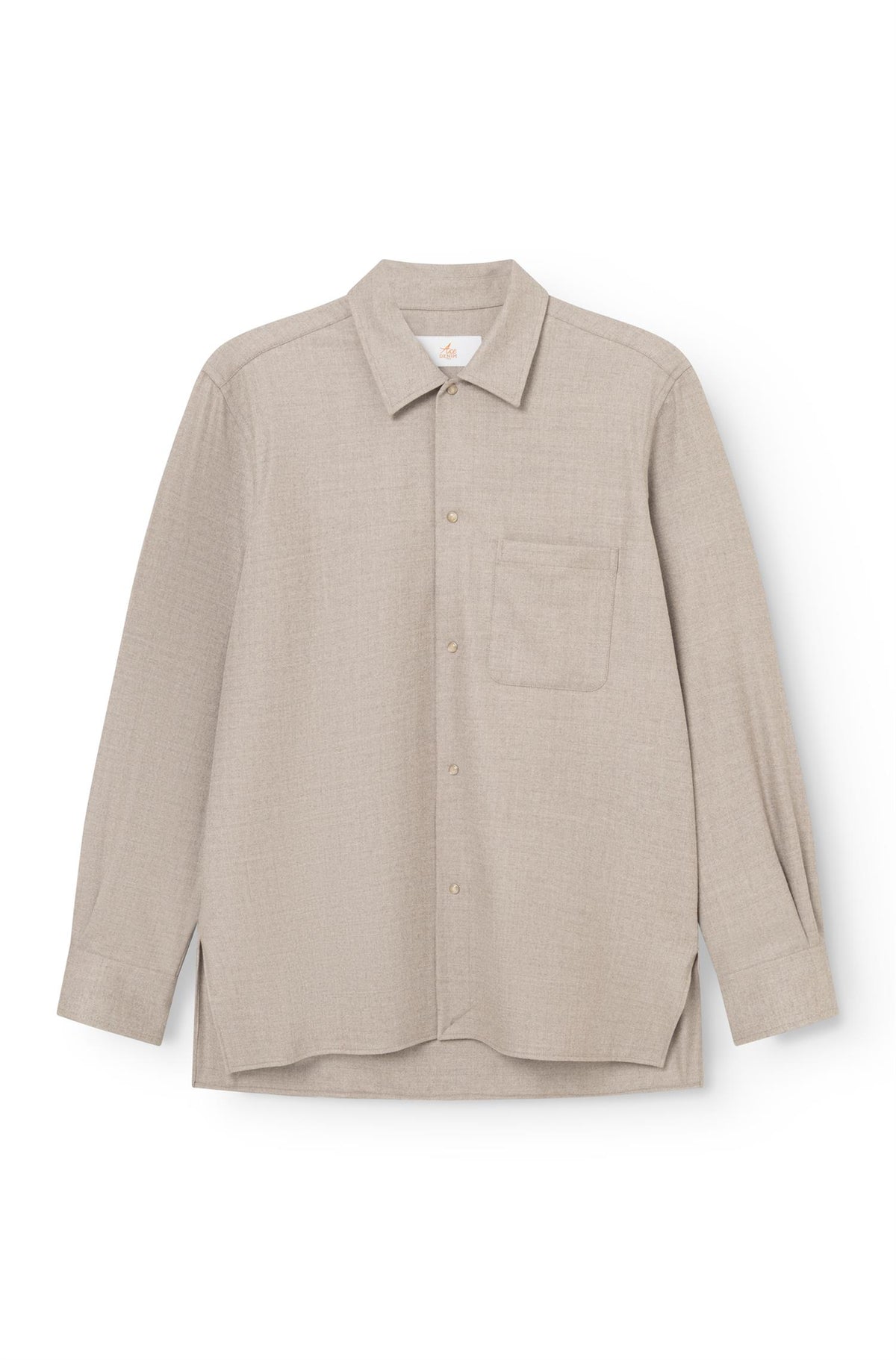 Overshirt i merinoull