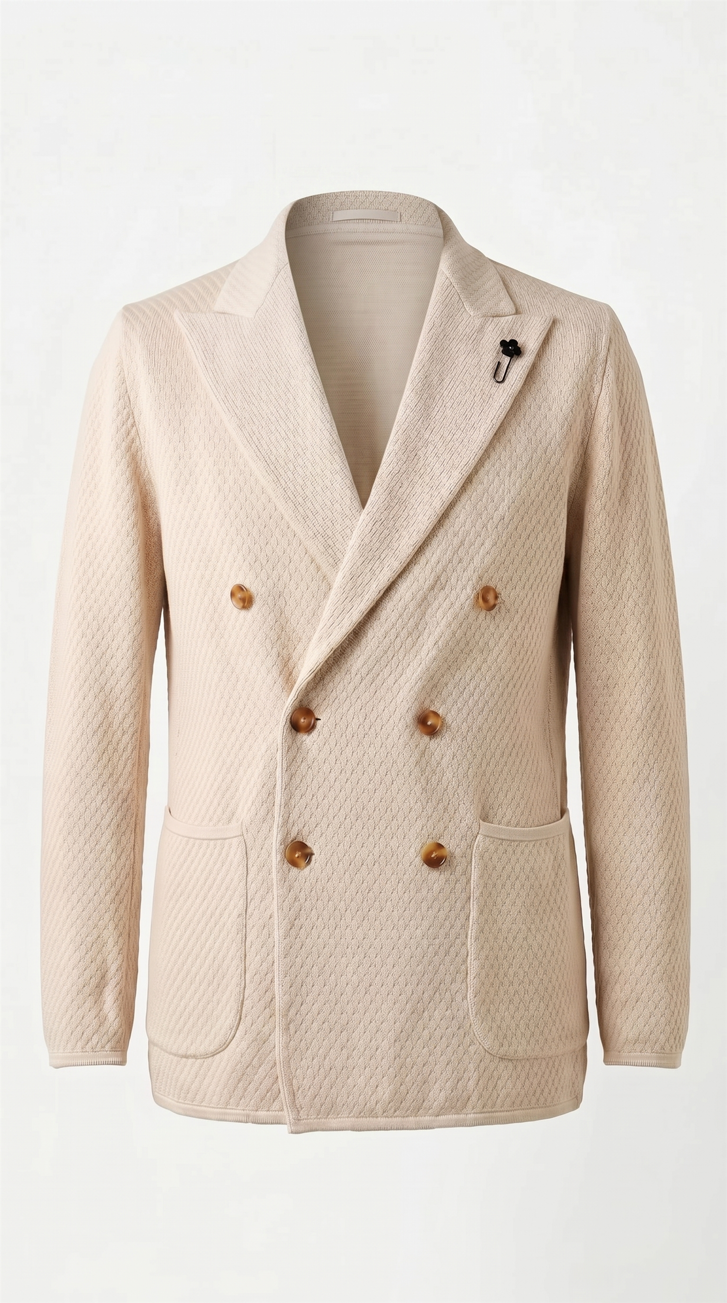 Dobbeltspent Kitted blazer