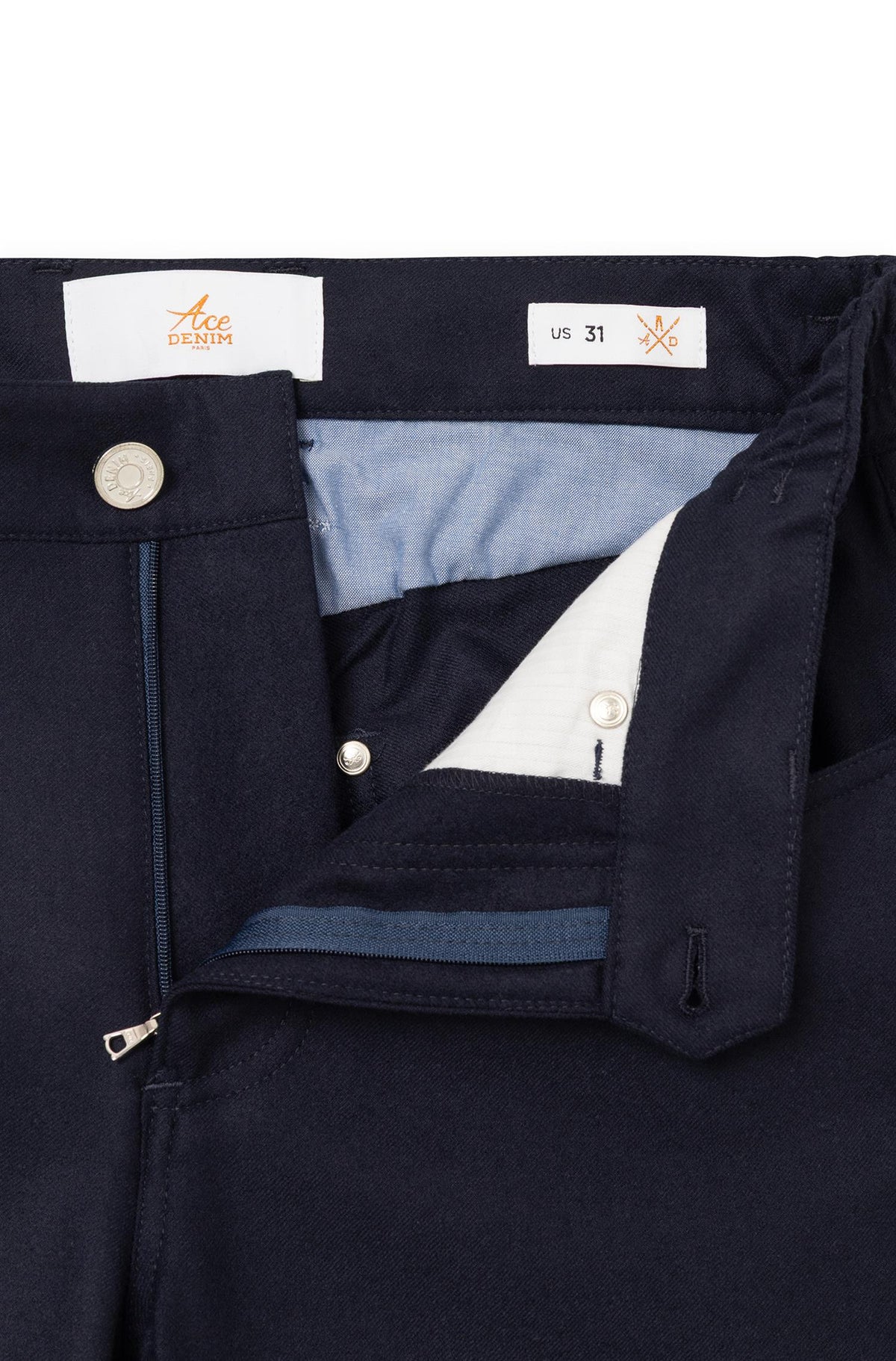 Trousers with Loro Piana wool