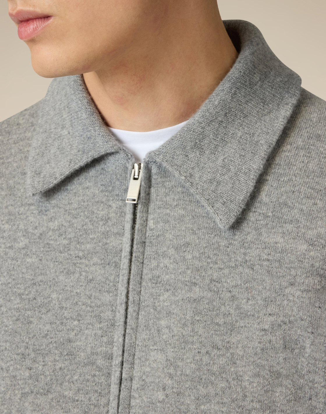 Knitted full zip