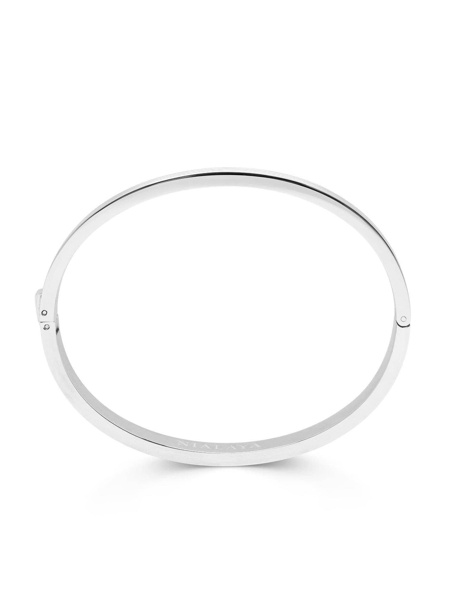 Silver Gentleman Bangle