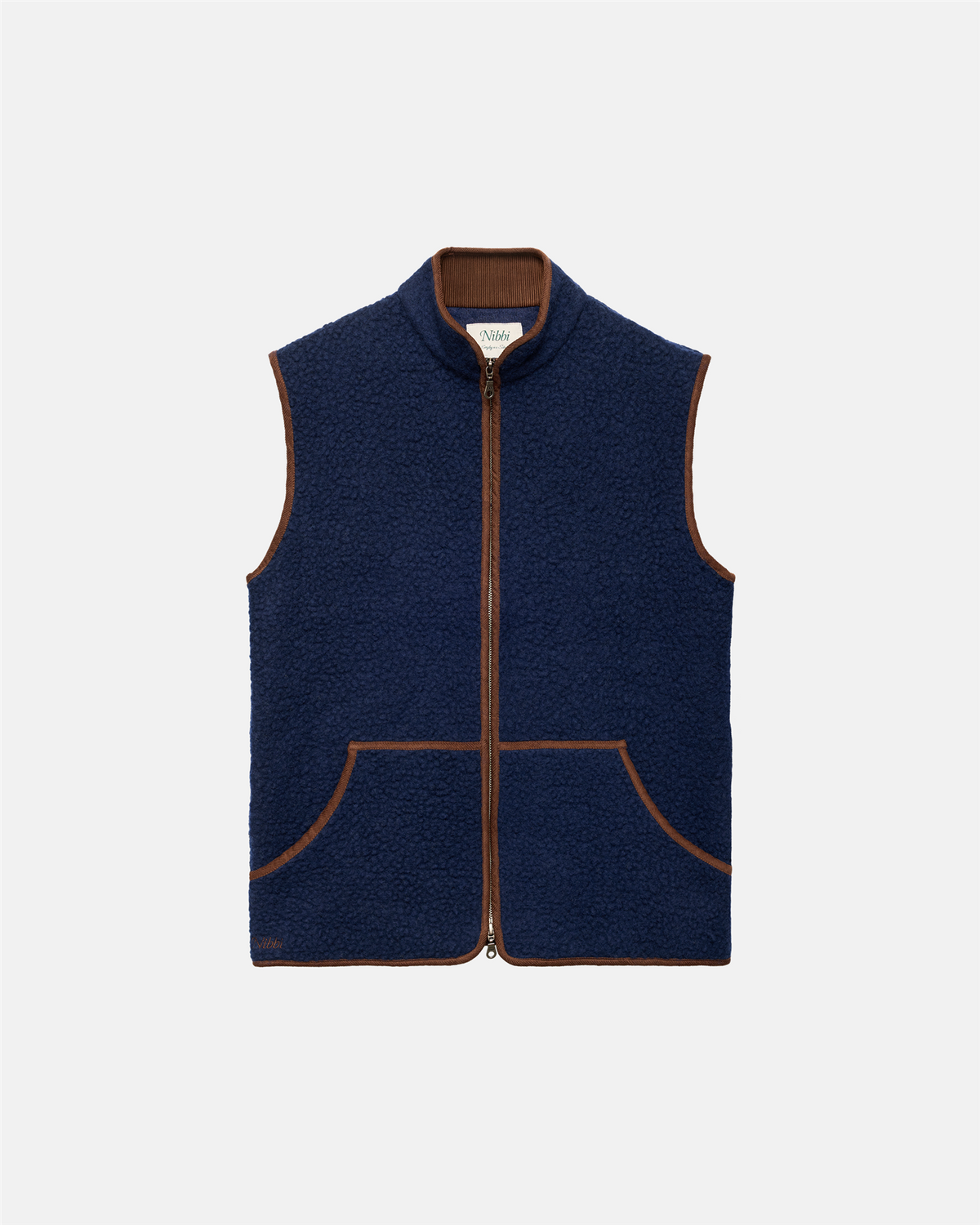 Wool fleece vest