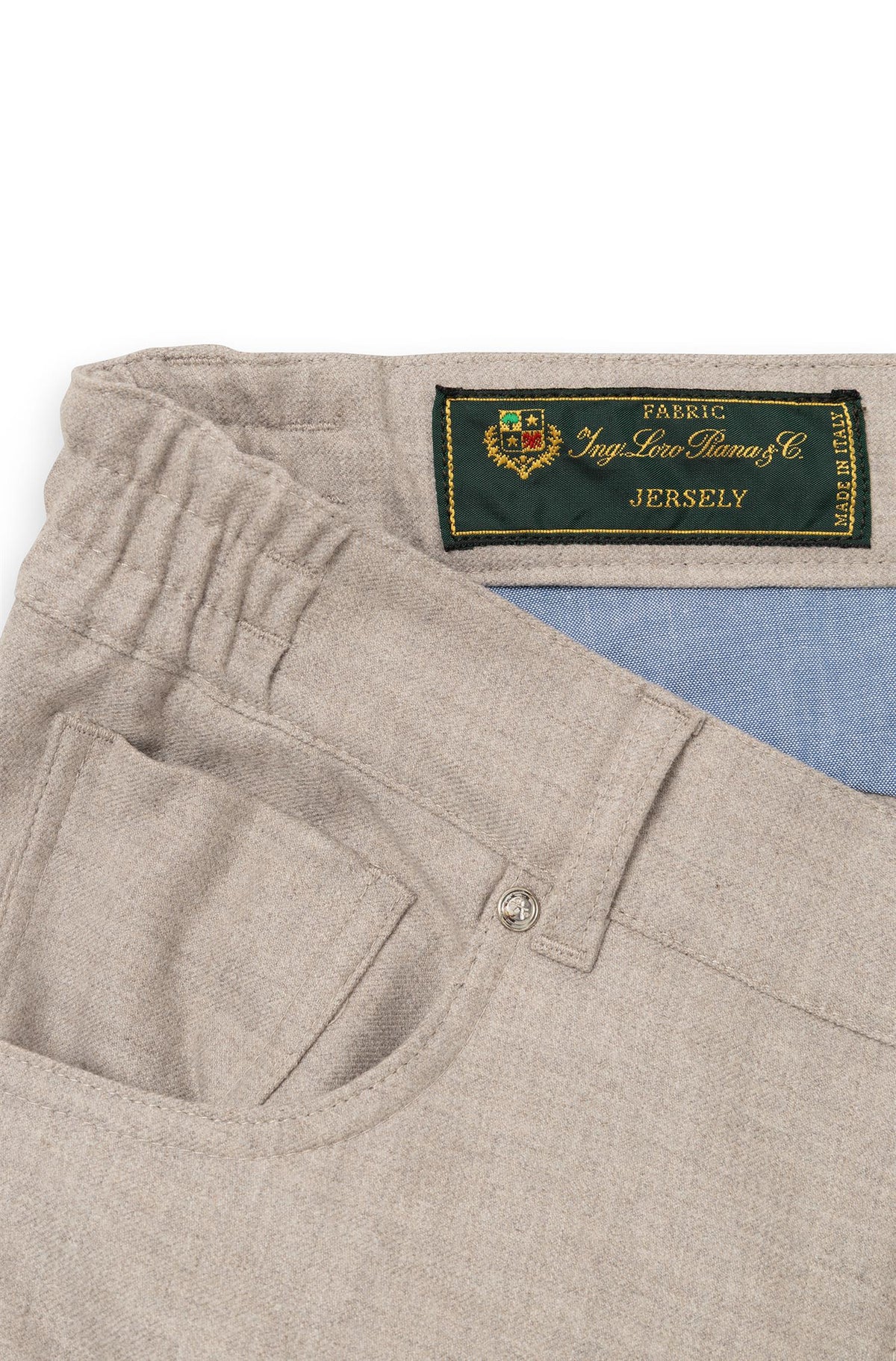 Trousers with Loro Piana wool