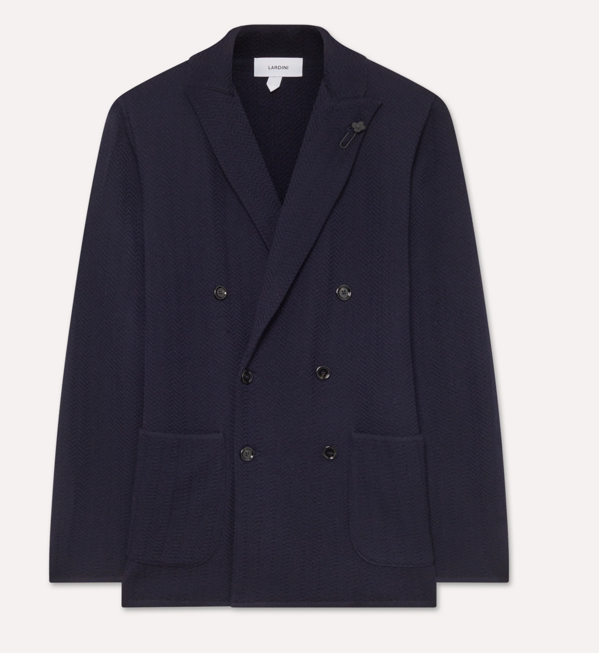 Knitted dobbeltspent blazer